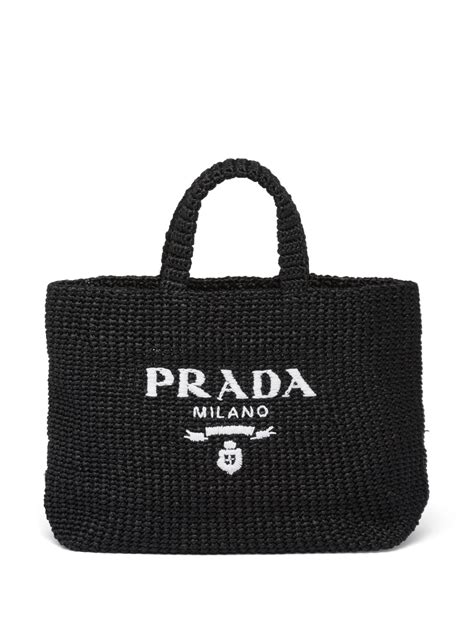 prada rafia bag|raffia bag with black trim.